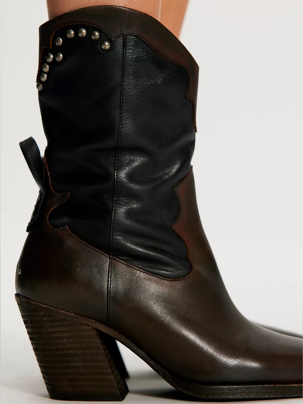 Free People We The Free Caden Boots in Espresso Brown NWOT